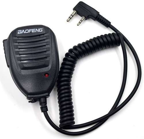 Hand Held Clip-On Shoulder Speaker Mic Microphone PTT for Walkie Talkies. Collections allowed.