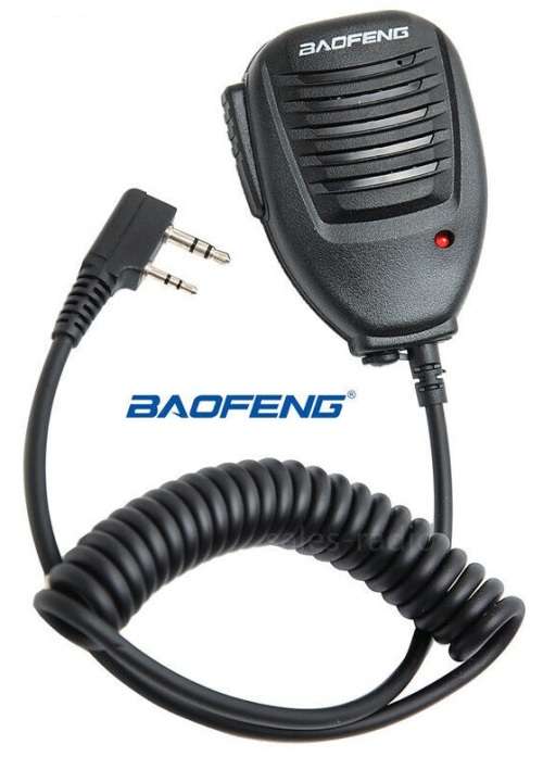 Hand Held Clip-On Shoulder Speaker Mic Microphone PTT for Walkie Talkies. Collections allowed.