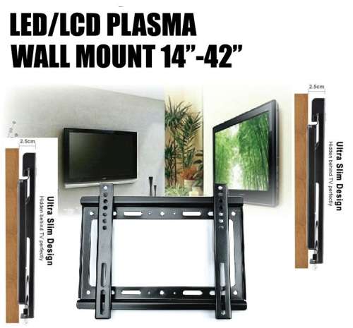 TV Wall Mount Bracket, Flat Panel TV Wall Bracket 14" ~ 42" inches. Collections are allowed.