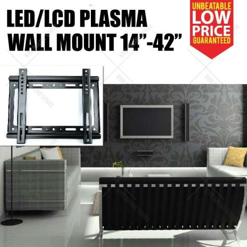 TV Wall Mount Bracket, Flat Panel TV Wall Bracket 14" ~ 42" inches. Collections are allowed.