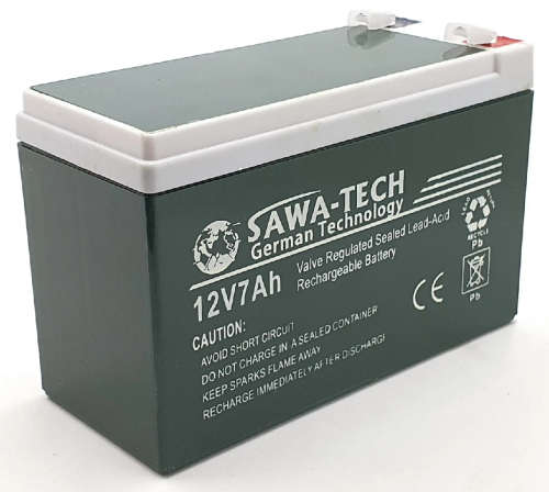 12V 7Ah Maintenance Free Rechargeable Battery for Light Duty Applications. Collections Are Allowed.