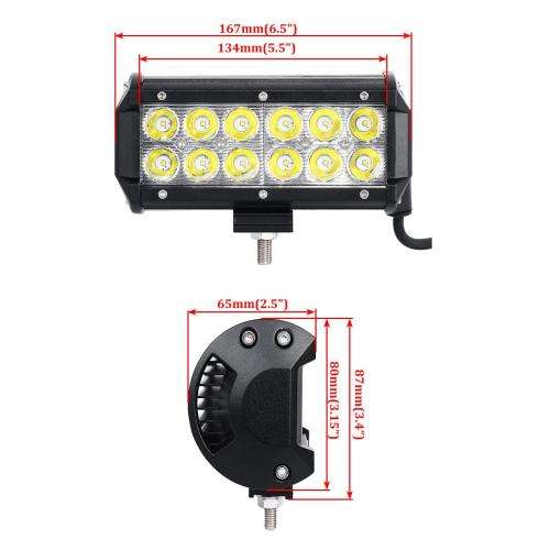 36W LED Light Bar Spot Beam Double Row 10V~32V DC Special Offer. Collections allowed
