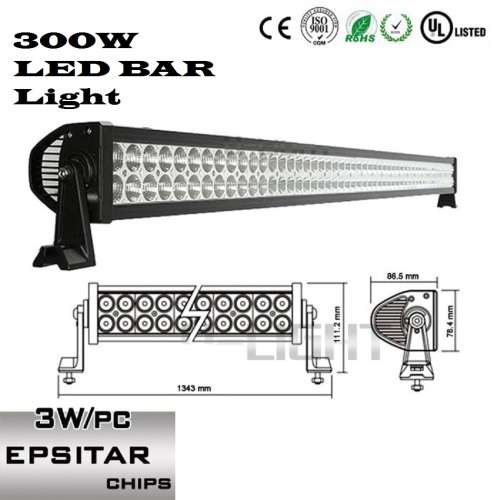 LED Light Bar: 300W 10~32V Hi-Power LED Auto Work, Spot, Search Light Bar. Collections are allowed.