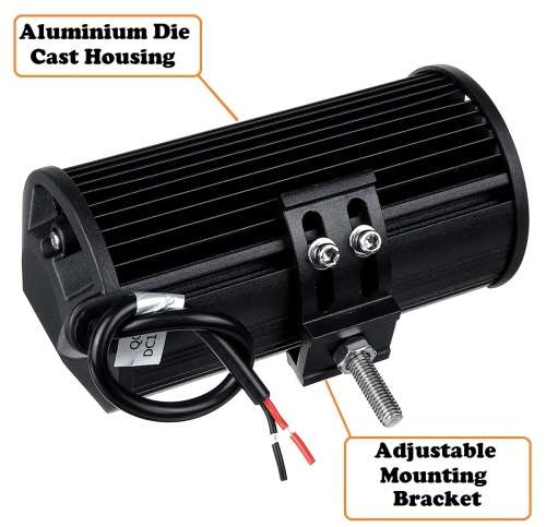 72W LED Light Bar Dual Colour White and Amber with Flashing Modes. Collections allowed