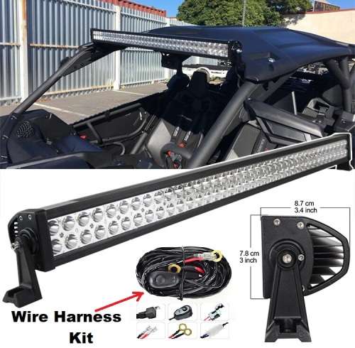 Off-Road / Hunting 240W 10~32V Hi-Power LED Auto Light Bar + Wire Harness Kit. Collections Allowed.