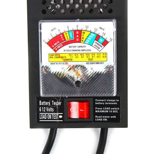 Battery Tester Checker Analyser and Voltmeter for 6 Volts and 12 Volts. Collections are allowed.