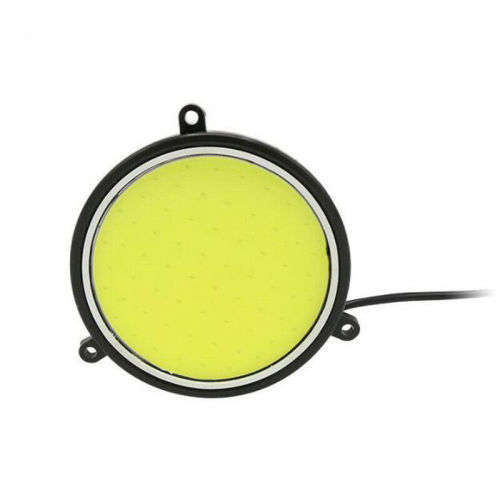 2pcs 90mm 12V COB LED Car Round Daytime Running Lights. Collections are allowed.
