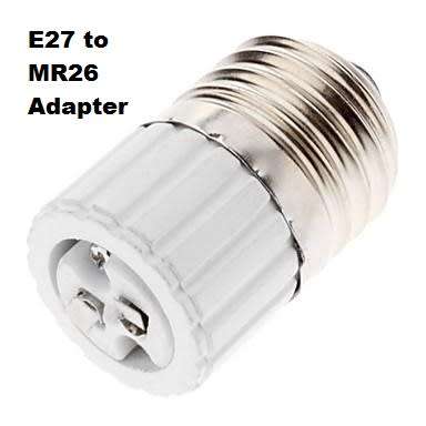 Light Bulb Socket Converters / Adapters: E27 To MR16. Collections are allowed.