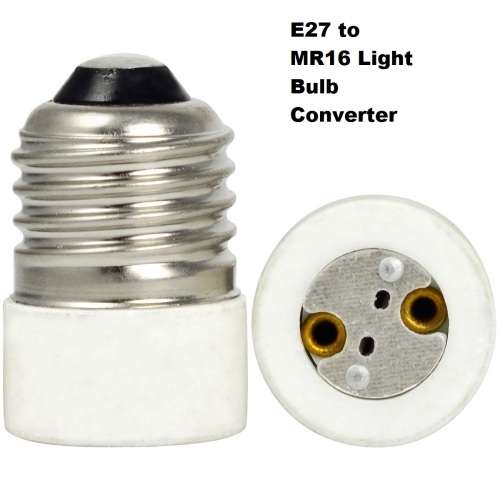 Light Bulb Socket Converters / Adapters: E27 To MR16. Collections are allowed.