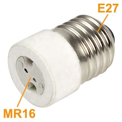 Light Bulb Socket Converters / Adapters: E27 To MR16. Collections are allowed.