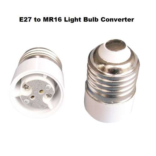 Light Bulb Socket Converters / Adapters: E27 To MR16. Collections are allowed.