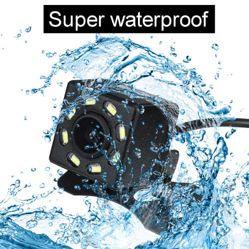 Mini Waterproof Parking Assistance 8LED Reversing Backup Camera Q-DC1. Collections are allowed.