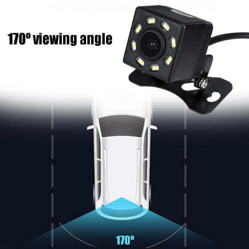 Mini Waterproof Parking Assistance 8LED Reversing Backup Camera Q-DC1. Collections are allowed.