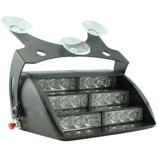 Red LED Windscreen Emergency Vehicle Flash/Warning Dashboard Light. Collections allowed.
