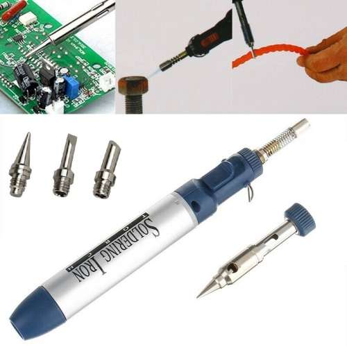 Portable Gas Soldering Iron Pen, Welding Torch and Hair Dryer 3in1 Kit. Collections are allowed.