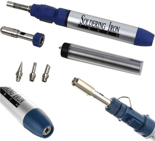 Portable Gas Soldering Iron Pen, Welding Torch and Hair Dryer 3in1 Kit. Collections are allowed.