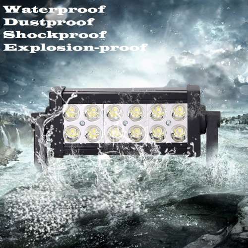 36W LED 3D Lens Light Bar with Spot Beam 10V~32V DC Special Offer. Collections Are Allowed.