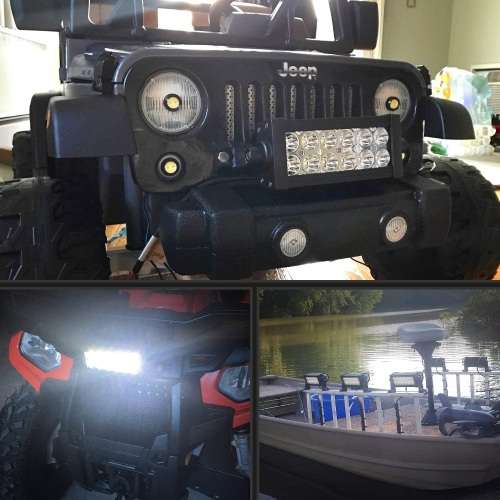 36W LED 3D Lens Light Bar with Spot Beam 10V~32V DC Special Offer. Collections Are Allowed.
