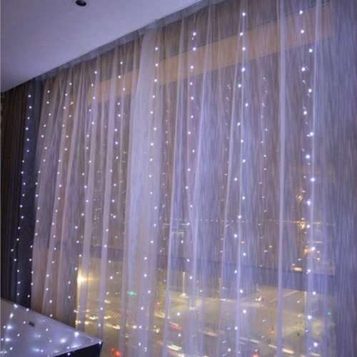 LED Decorative Fairy Curtain Lights Waterproof 220V AC in Cool White. Collections are allowed.