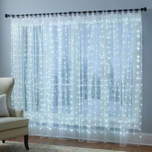 LED Decorative Fairy Curtain Lights Waterproof 220V AC in Cool White. Collections are allowed.