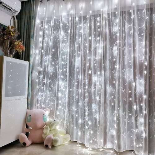 LED Decorative Fairy Curtain Lights Waterproof 220V AC in Cool White. Collections are allowed.
