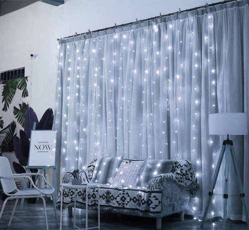 LED Decorative Fairy Curtain Lights Waterproof 220V AC in Cool White. Collections are allowed.