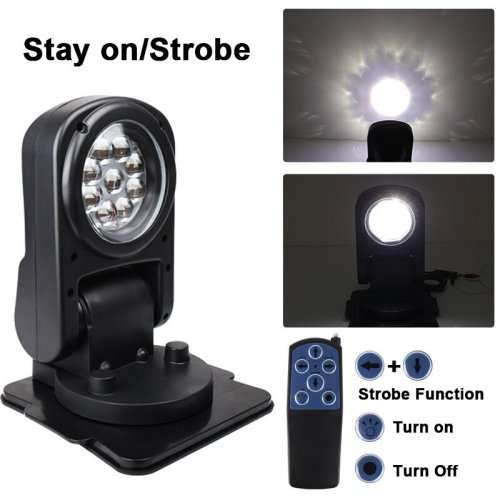Remote Controlled LED Search Strobe Light 55W 4D Lens Light Bar 12V/24VDC. Collections allowed