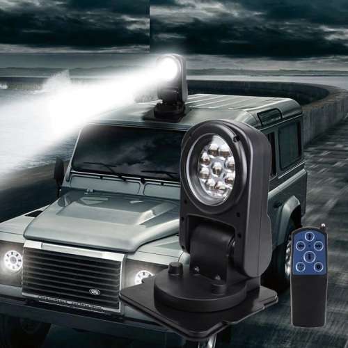 Remote Controlled LED Search Strobe Light 55W 4D Lens Light Bar 12V/24VDC. Collections allowed