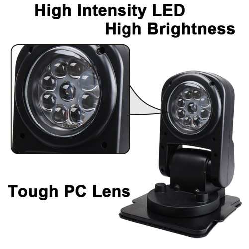 Remote Controlled LED Search Strobe Light 55W 4D Lens Light Bar 12V/24VDC. Collections allowed