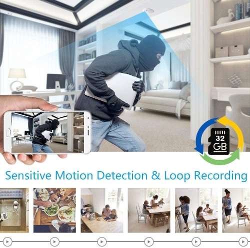 New Wireless Spy Smoke Detector HD Camera with WiFi and Motion Detection. Collections allowed