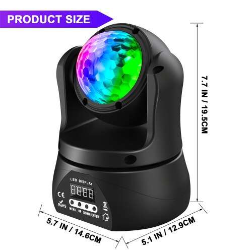Professional Disco Moving Head Light DMX512 Stage Light, DJ Party Light. Collections are allowed.