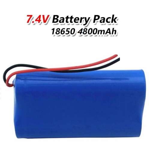Rechargeable 18650 Battery Twin Pack 7.4V 2-Cells Pack Light Duty Applications. Collections Allowed.