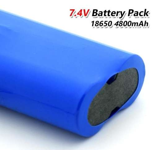 Rechargeable 18650 Battery Twin Pack 7.4V 2-Cells Pack Light Duty Applications. Collections Allowed.