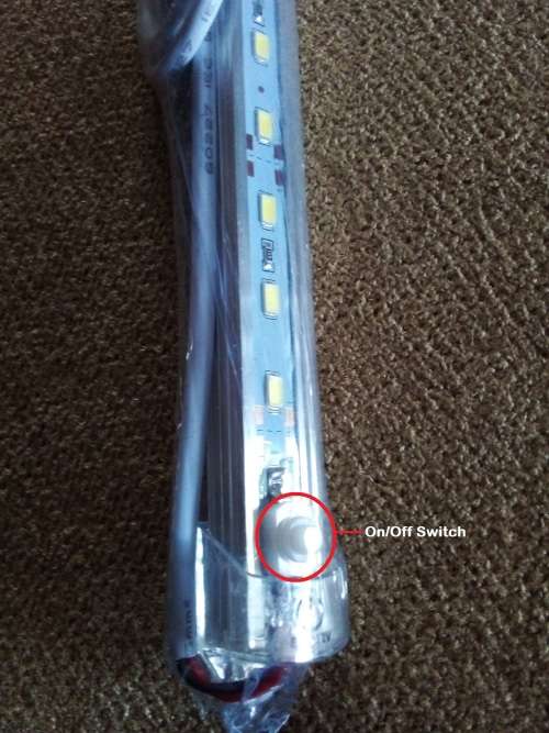 LED Tube Lights: 12Volts Emergency Caravan LED Tube Lamps With ON/OFF Switch. Collections allowed.