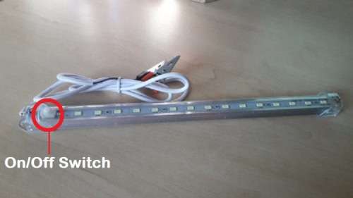 LED Tube Lights: 12Volts Emergency Caravan LED Tube Lamps With ON/OFF Switch. Collections allowed.