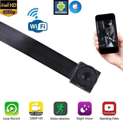 Wearable Mini WiFi Spy Camera HD Video Recorder, Motion Sensor Plus Much More. Collections Allowed.