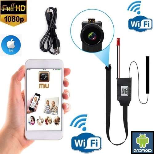 Wearable Mini WiFi Spy Camera HD Video Recorder, Motion Sensor Plus Much More. Collections Allowed.