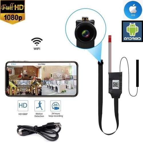 Wearable Mini WiFi Spy Camera HD Video Recorder, Motion Sensor Plus Much More. Collections Allowed.