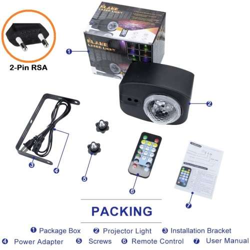 Professional Disco Stage DJ Party Flame Laser LED Light. Stunning Show. Collections Are Allowed