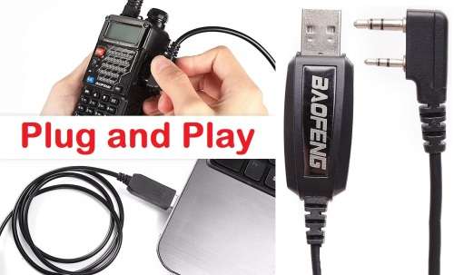 Two-Way Walkie Talkie Radios, 2-Way Transceivers USB Programming Cable plus CD. Collections Allowed.