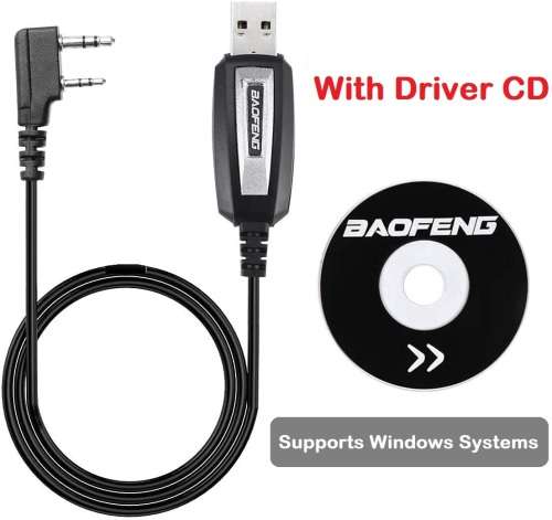 Two-Way Walkie Talkie Radios, 2-Way Transceivers USB Programming Cable plus CD. Collections Allowed.