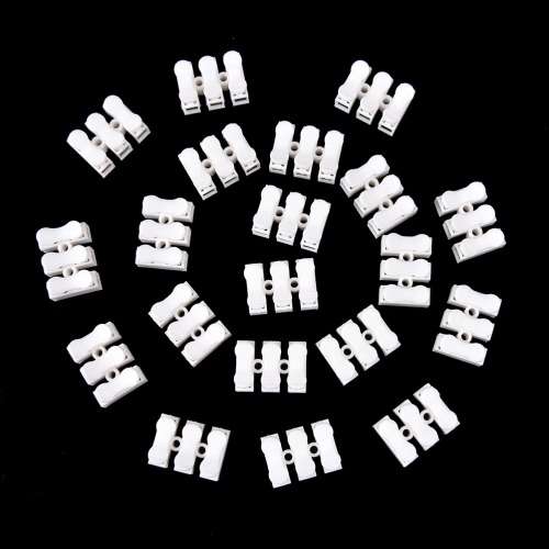 Triple-Wire Spring Push Down Connectors. Collections are allowed.