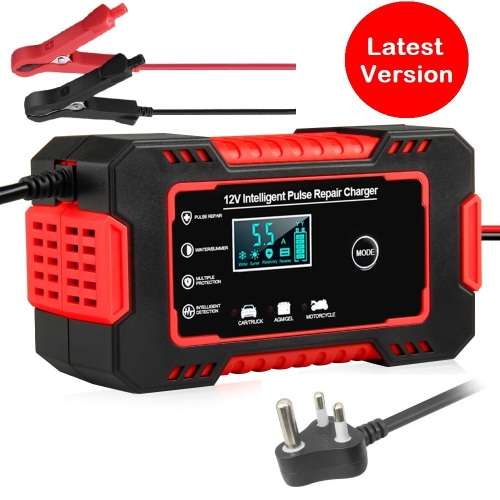 Automatic Battery Charger 12V 6A Smart Pulse Repair LCD Battery Charger. Collections are allowed