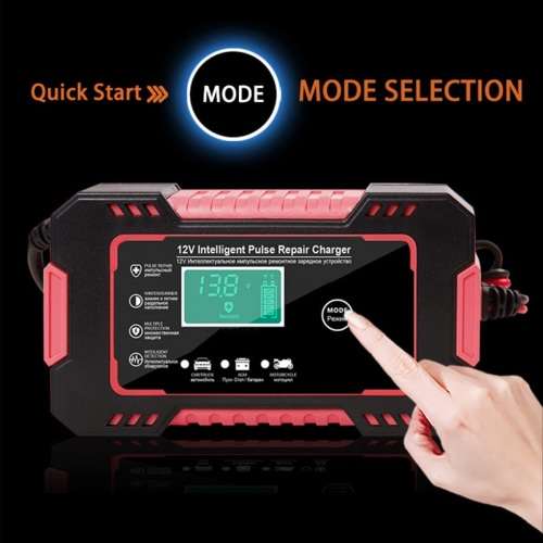 Automatic Battery Charger 12V 6A Smart Pulse Repair LCD Battery Charger. Collections are allowed