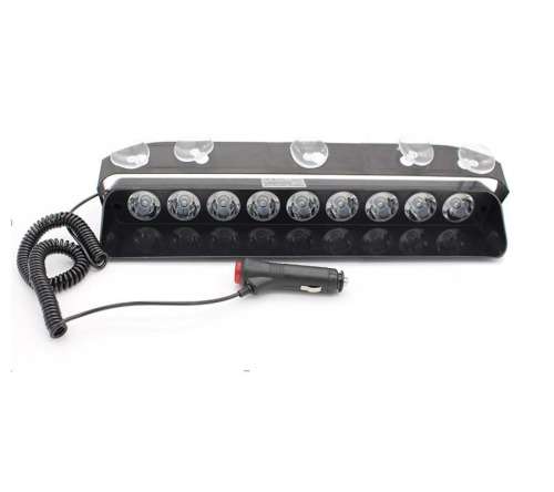 LED Windscreen Vehicle Strobe Dashboard Light Long 9LED Version. Collections are allowed.