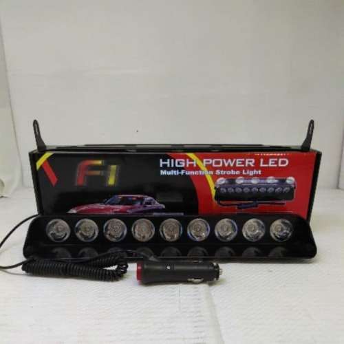 LED Windscreen Vehicle Strobe Dashboard Light Long 9LED Version. Collections are allowed.
