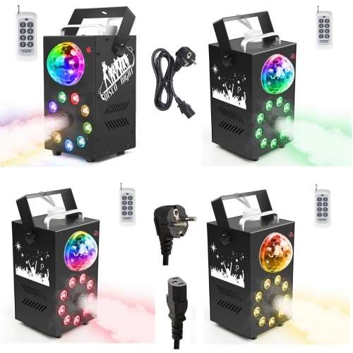 Professional Smoke Fog Machine with MultiColour RGB LEDs, Rotating Light Ball. Collections allowed