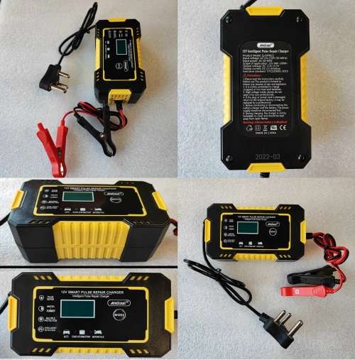 Automatic Battery Charger 12V 6A Smart Pulse Repair LCD Battery Charger. Collections are allowed