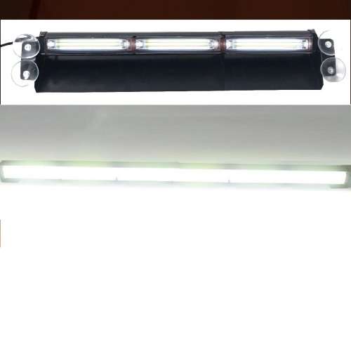 Very Long White COB LED Windscreen Dashboard Vehicle Flash Strobe Dash Light Bar.Collections Allowed