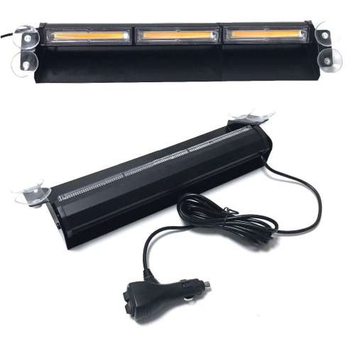 Amber COB LED Windscreen Dashboard Vehicle Flash Strobe Very Long Dash Light Bar.Collections Allowed